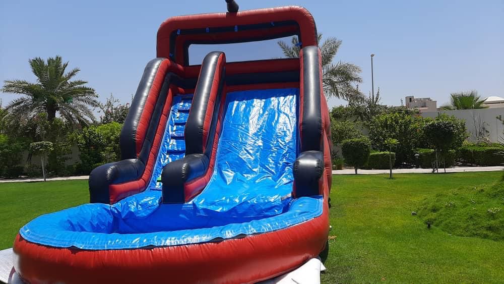 Cannon water slide