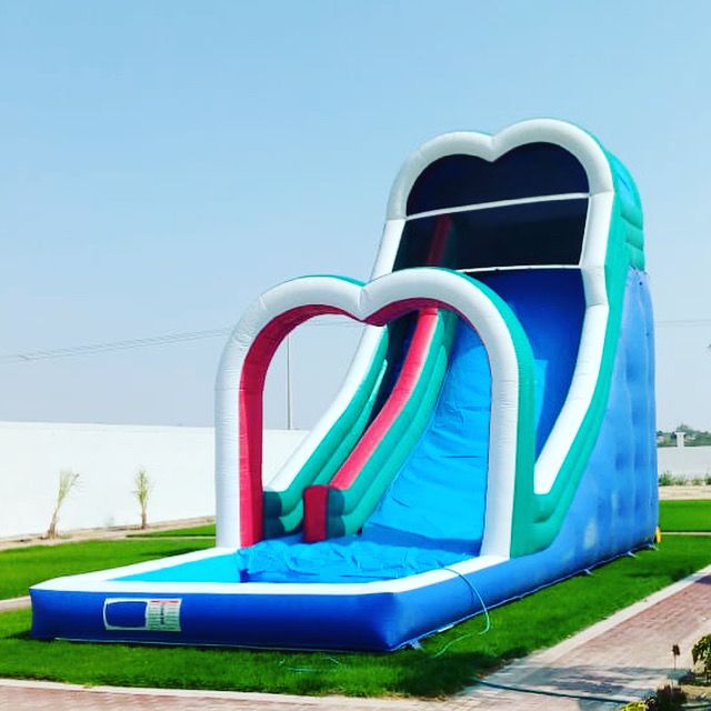 Hearts water slide