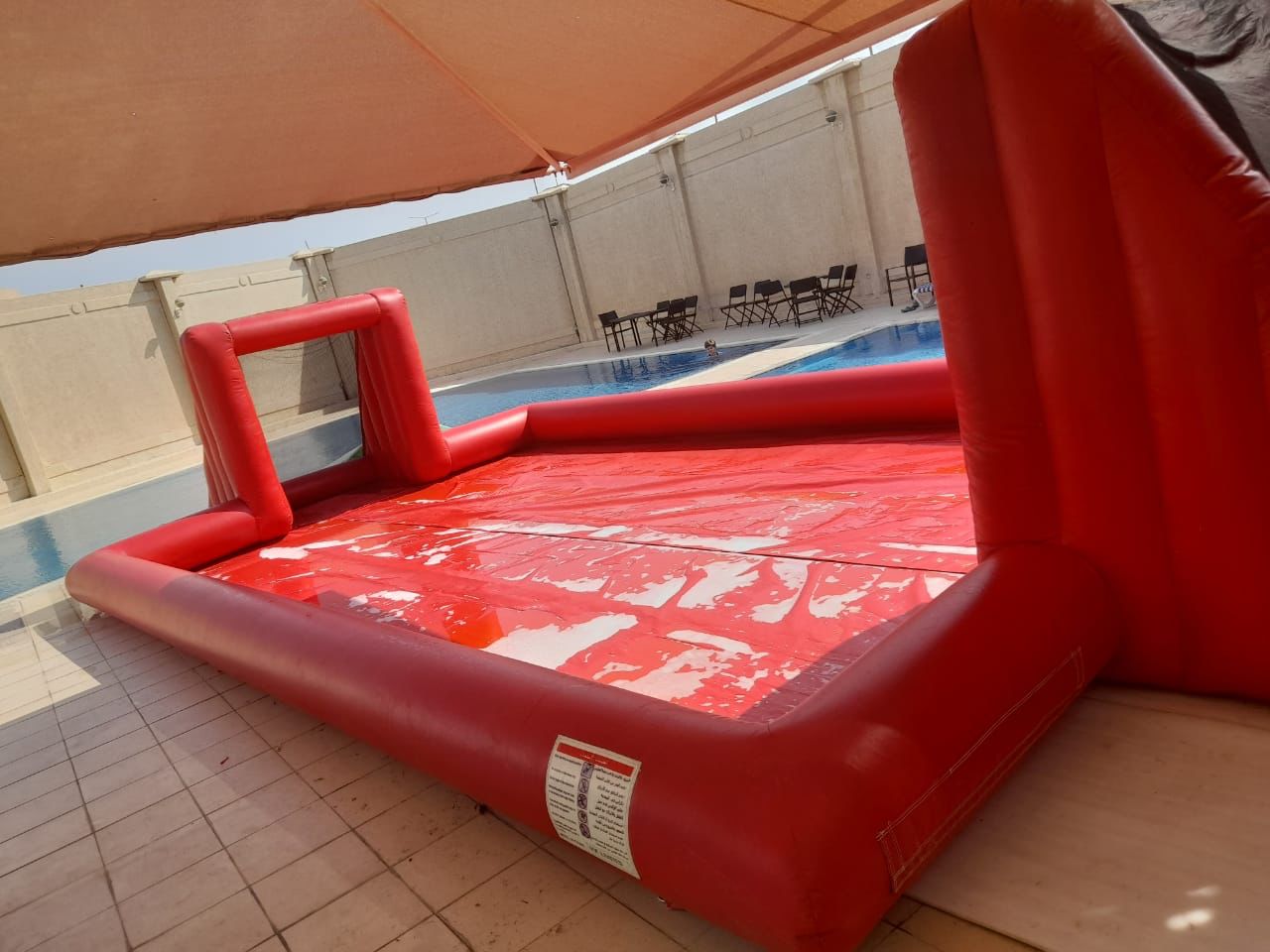 Soap football field 10 m
